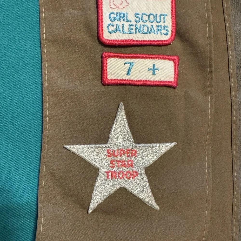 Vintage Girl Scouts Brownie Sash 1995 Greater St Louis Troop 791 Lot 2